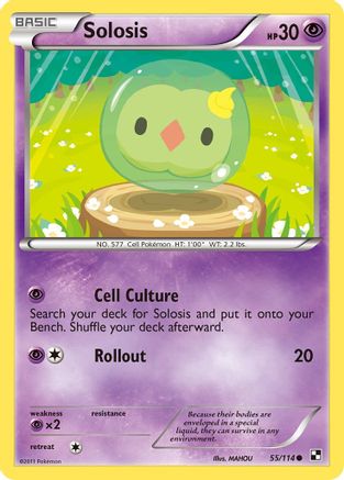 Solosis 055 - Reverse Holofoil Black and White - Common