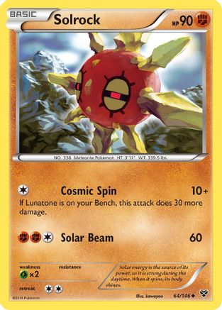 Solrock XY Base Set - Uncommon