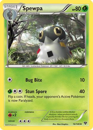 Spewpa XY Base Set - Uncommon