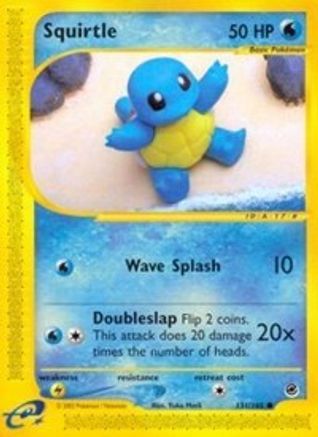 Squirtle (131)/165 - Reverse Holofoil Expedition - Common