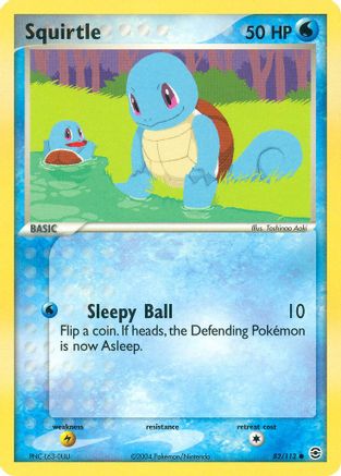 Squirtle 082/112 FireRed & LeafGreen - Common