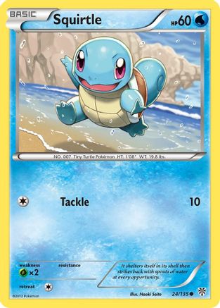 Squirtle 024 Plasma Storm - Common