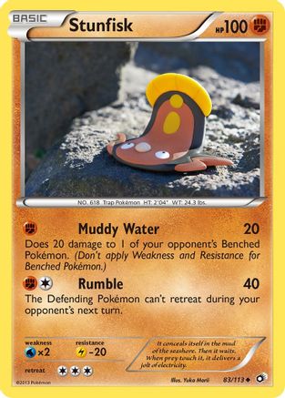 Stunfisk 083 Legendary Treasures - Uncommon