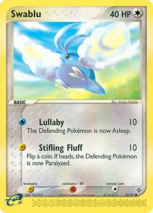 Swablu 075/97 - Reverse Holofoil Dragon - Common