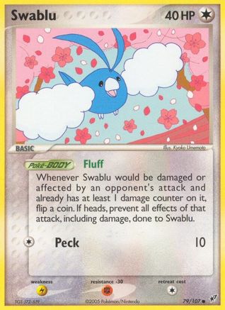 Swablu 079 - Reverse Holofoil Deoxys - Common