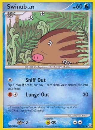 Swinub - Reverse Holofoil Legends Awakened - Common