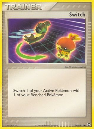 Switch 102 - Reverse Holofoil Delta Species - Common