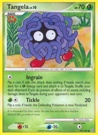 Tangela - Reverse Holofoil Stormfront - Common