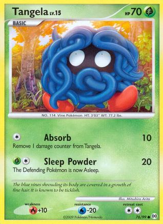 Tangela (76) (76) 076 - Reverse Holofoil Arceus - Common