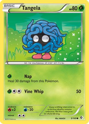 Tangela - Reverse Holofoil Boundaries Crossed - Common