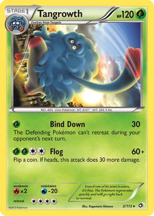 Tangrowth - Reverse Holofoil Legendary Treasures - Rare