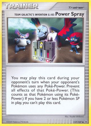 Team Galactic's Invention G-103 Power Spray 117 Platinum - Uncommon