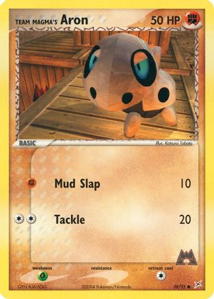 Team Magma's Aron 058/95 Team Magma vs Team Aqua - Common
