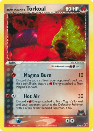 Team Magma's Torkoal - Reverse Holofoil Team Magma vs Team Aqua - Holo Rare