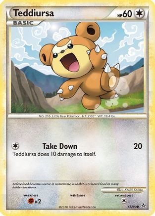 Teddiursa 065 Unleashed - Common