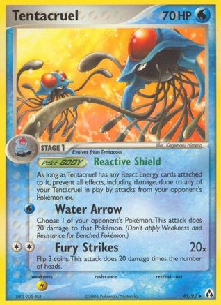 Tentacruel - Reverse Holofoil Legend Maker - Uncommon