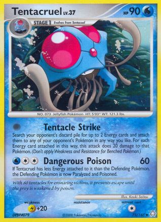 Tentacruel - Reverse Holofoil Legends Awakened - Uncommon