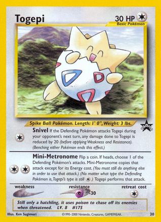 Togepi 030 WoTC Promo - Promo
