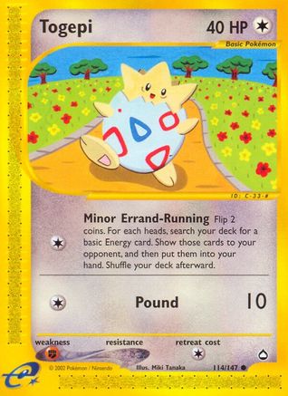 Togepi 114/147 Aquapolis - Common