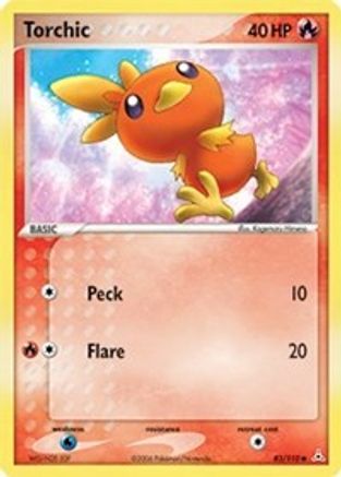 Torchic 083 - Reverse Holofoil Holon Phantoms - Common