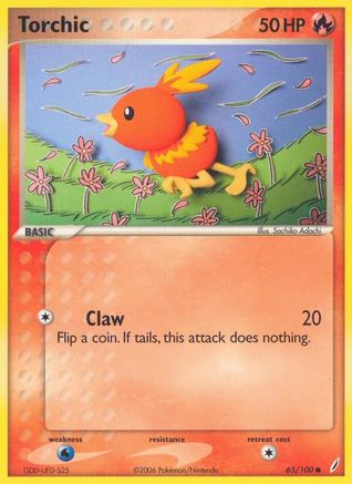 Torchic 065/100 Crystal Guardians - Common