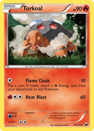 Torkoal - Reverse Holofoil Dark Explorers - Uncommon