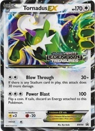 Tornadus EX - BW96 (Prerelease) - Holofoil Black and White Promos - Promo