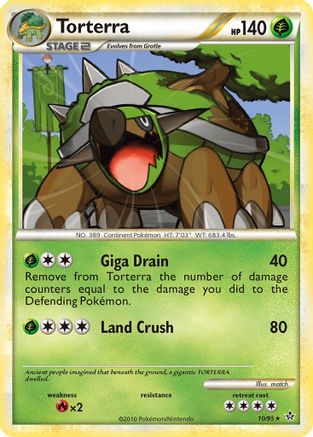 Torterra - Holofoil Unleashed - Holo Rare