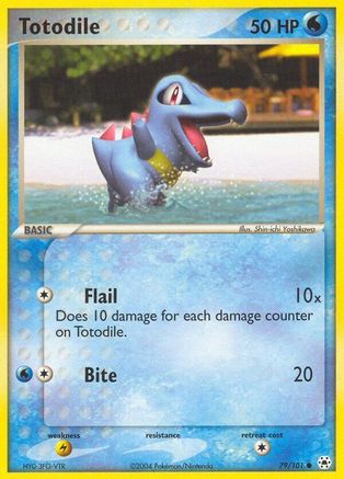 Totodile 079 - Reverse Holofoil Hidden Legends - Common