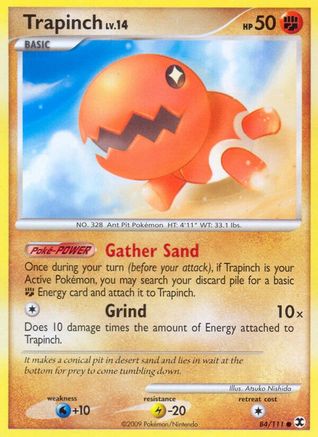 Trapinch - Reverse Holofoil Rising Rivals - Common