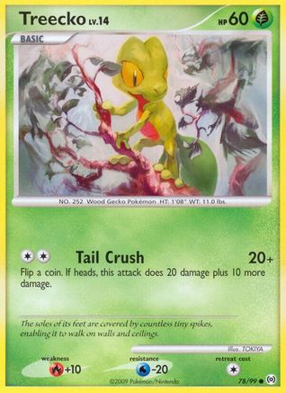 Treecko (78) (78) 078 - Reverse Holofoil Arceus - Common