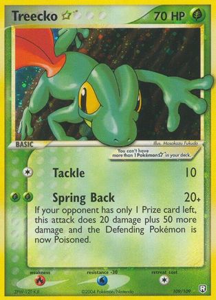 Treecko Star 109 - Holofoil Team Rocket Returns - Ultra Rare