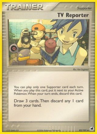 TV Reporter 082/101 Dragon Frontiers - Uncommon