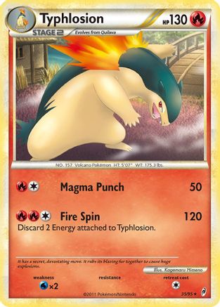 Typhlosion Call of Legends - Rare