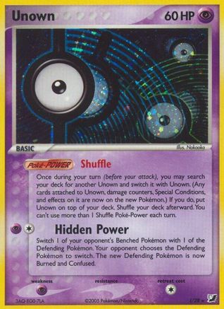 Unown (I) - Holofoil Unseen Forces - Holo Rare