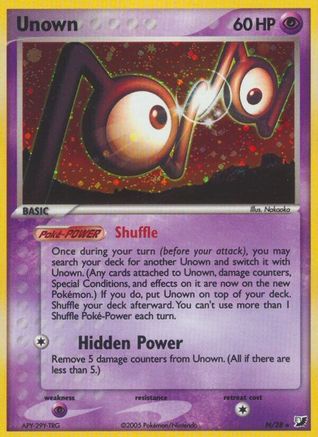 Unown (N) - Holofoil Unseen Forces - Holo Rare
