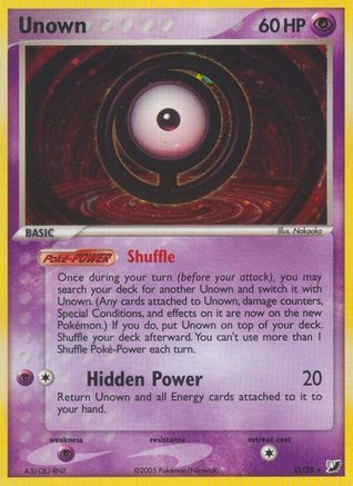 Unown (O) - Holofoil Unseen Forces - Holo Rare