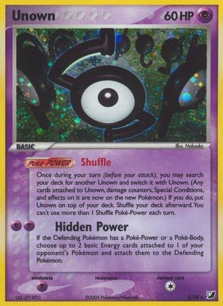 Unown (S) - Holofoil Unseen Forces - Holo Rare