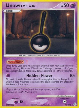 Unown (!) Legends Awakened - Rare