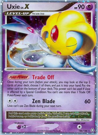 Uxie LV.X - Holofoil Legends Awakened - Ultra Rare