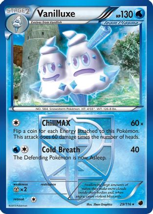 Vanilluxe (Team Plasma) Plasma Freeze - Rare