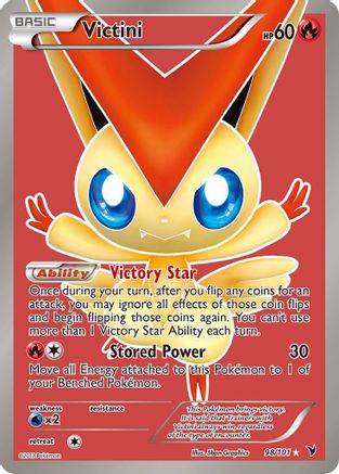 Victini (98 Full Art) - Holofoil Noble Victories - Ultra Rare