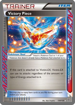 Victory Piece - Holofoil Plasma Storm - Rare Ace