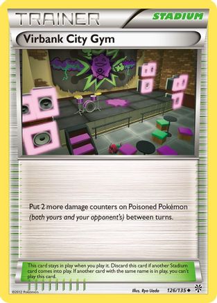 Virbank City Gym 126 - Reverse Holofoil Plasma Storm - Uncommon