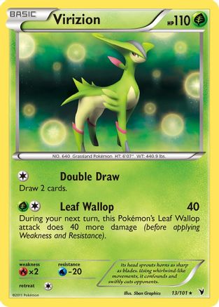 Virizion - Holofoil Noble Victories - Holo Rare