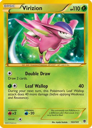 Virizion (Secret) - Holofoil Plasma Blast - Secret Rare