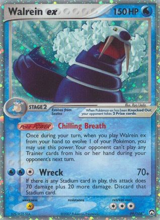 Walrein ex - Holofoil Power Keepers - Ultra Rare