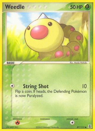 Weedle 087 Delta Species - Common