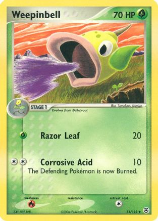 Weepinbell FireRed & LeafGreen - Uncommon
