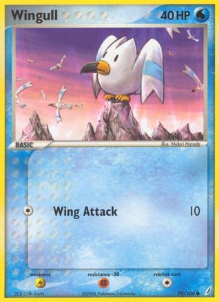 Wingull 070 - Reverse Holofoil Crystal Guardians - Common